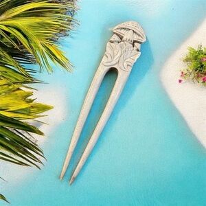 Sale! Hand carved mushroom wooden hairstick
